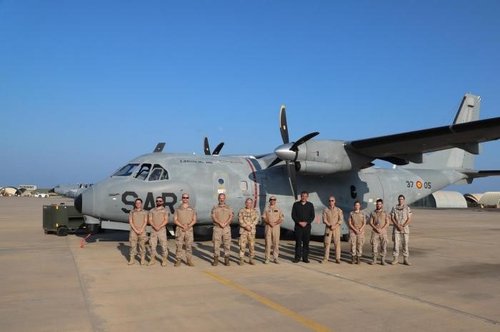 Force Commander and ESPS SANTA MARIA Commanding Officer visiting the ORION Detachment